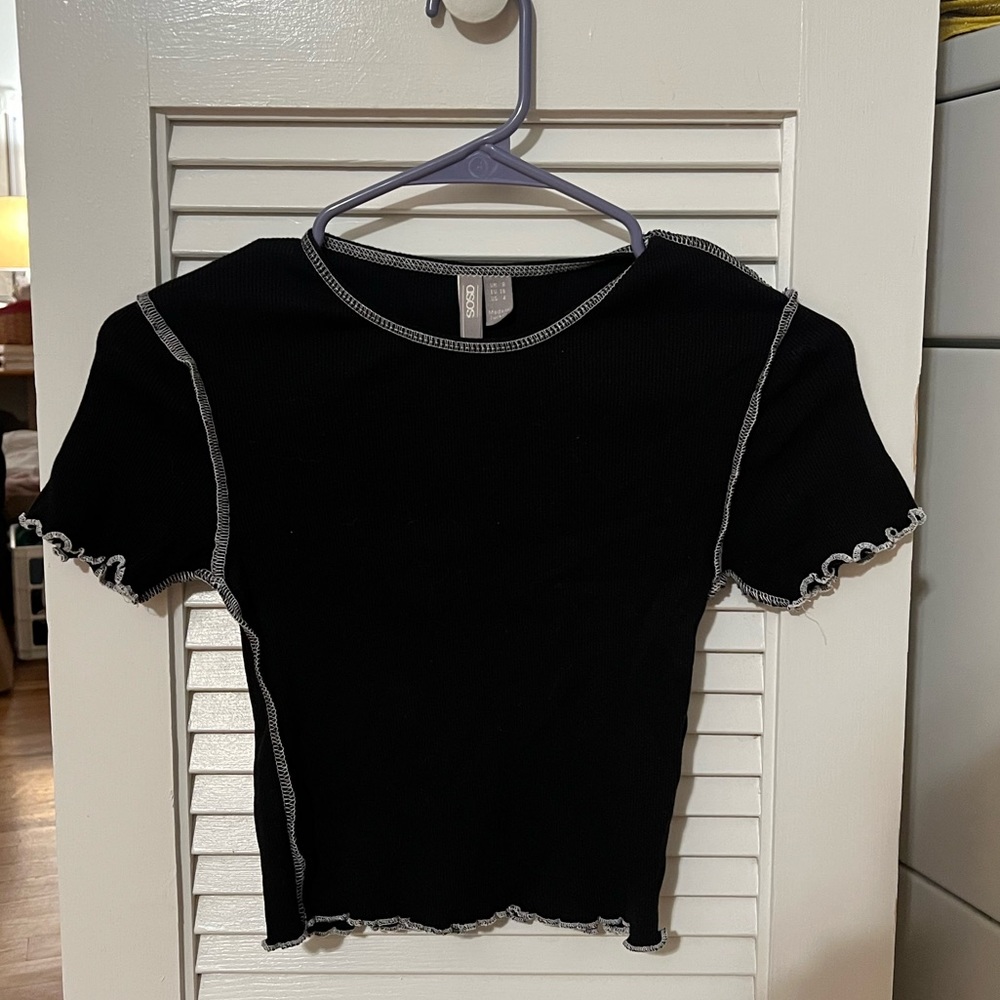 Black Crop Top